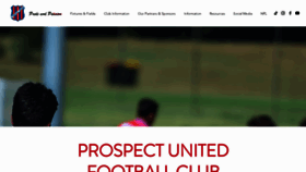 What Prospectunited.com.au website looked like in 2021 (4 years ago)