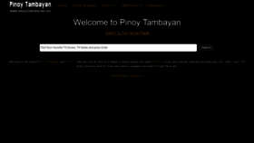 What Pinoytambayan.su website looked like in 2021 (2 years ago)