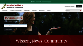 What Psoriasis-netz.de website looked like in 2021 (2 years ago)