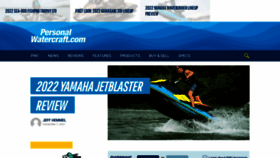 What Personalwatercraft.com website looked like in 2021 (2 years ago)