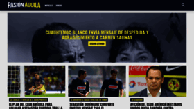What Pasionaguila.com website looked like in 2021 (2 years ago)