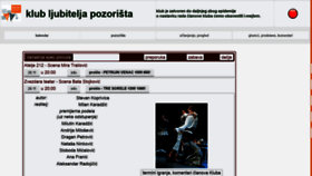 What Pozorista.net website looked like in 2021 (2 years ago)