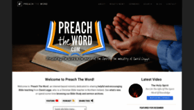 What Preachtheword.com website looked like in 2021 (2 years ago)
