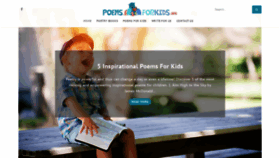 What Poemsforkids.org website looked like in 2021 (2 years ago)