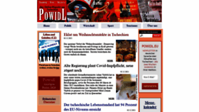 What Powidl.eu website looked like in 2021 (2 years ago)
