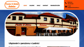 What Penzionuzamku.cz website looked like in 2021 (2 years ago)