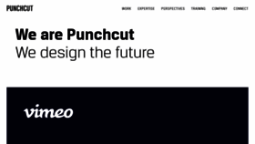 What Punchcut.com website looked like in 2021 (2 years ago)