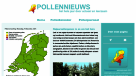 What Pollennieuws.nl website looked like in 2021 (2 years ago)
