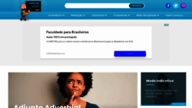 What Portugues.com.br website looked like in 2021 (2 years ago)
