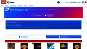What Phoneky.com website looked like in 2021 (2 years ago)