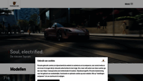 What Porsche.nl website looked like in 2021 (2 years ago)