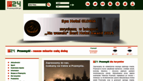 What Przemysl24.pl website looked like in 2021 (2 years ago)