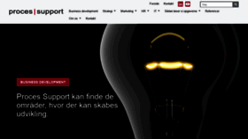 What Processupport.dk website looked like in 2021 (2 years ago)