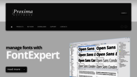 What Proximasoftware.com website looked like in 2021 (3 years ago)