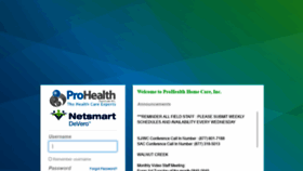 What Prohealth.devero.com website looked like in 2021 (2 years ago)