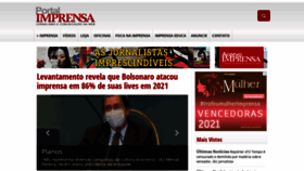 What Portalimprensa.com.br website looked like in 2021 (2 years ago)
