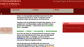 What Programmwechsel.de website looked like in 2021 (2 years ago)