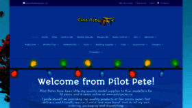 What Pilotpetes.nz website looked like in 2021 (2 years ago)