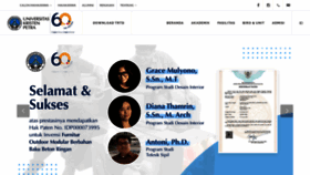 What Petra.ac.id website looked like in 2021 (2 years ago)