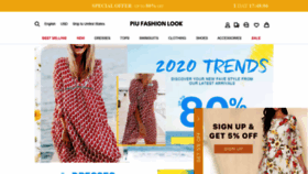 What Piufashionlook.com website looked like in 2021 (2 years ago)
