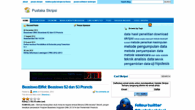 What Pustakaskripsi.com website looked like in 2021 (2 years ago)