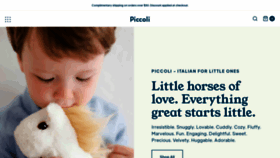 What Piccolihorses.com website looked like in 2021 (2 years ago)
