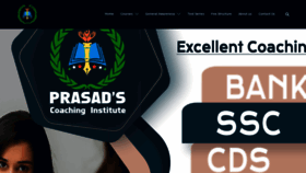 What Prasadsacademy.com website looked like in 2021 (2 years ago)