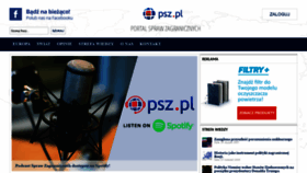 What Psz.pl website looked like in 2021 (2 years ago)