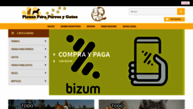 What Piensoparaperrosygatos.com website looked like in 2022 (2 years ago)