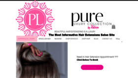 What Pureluxurybeautystudio.com website looked like in 2022 (2 years ago)