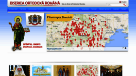 What Patriarhia.ro website looked like in 2022 (2 years ago)