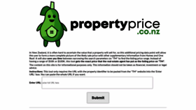 What Propertyprice.co.nz website looked like in 2022 (2 years ago)