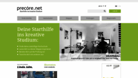 What Precore.net website looked like in 2022 (3 years ago)