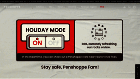 What Penshoppe.com website looked like in 2022 (2 years ago)