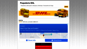 What Paqueteriadhl.com.mx website looked like in 2022 (2 years ago)