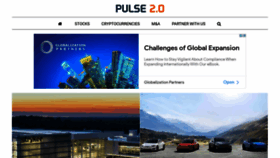 What Pulse2.com website looked like in 2022 (2 years ago)