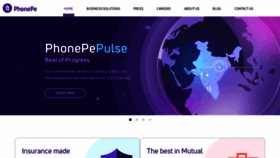 What Phonepe.com website looked like in 2022 (2 years ago)