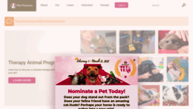 What Petpartners.org website looked like in 2022 (2 years ago)