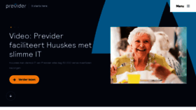 What Previder.nl website looked like in 2022 (2 years ago)