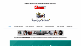 What Pinoyrecipe.net website looked like in 2022 (2 years ago)