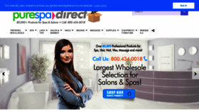 What Purespadirect.com website looked like in 2022 (2 years ago)