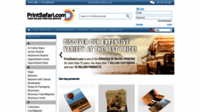 What Printsafari.com website looked like in 2022 (2 years ago)