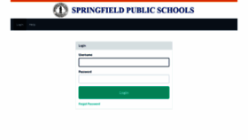 What Prportal.springfieldschools.com website looked like in 2022 (2 years ago)