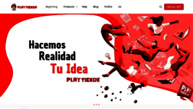 What Playtienda.com website looked like in 2022 (2 years ago)