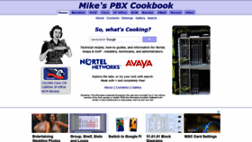 What Pbxbook.com website looked like in 2022 (2 years ago)