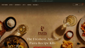 What Pastaevangelists.com website looked like in 2022 (2 years ago)