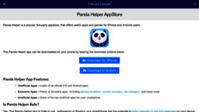 What Panda-helper.org website looked like in 2022 (2 years ago)