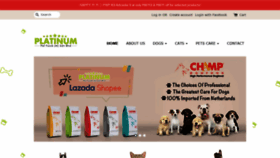 What Platinumpetfood.com.my website looked like in 2022 (2 years ago)