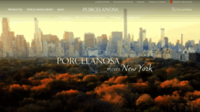 What Porcelanosa.com website looked like in 2022 (2 years ago)