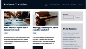 What Professortrabalhista.adv.br website looked like in 2022 (2 years ago)